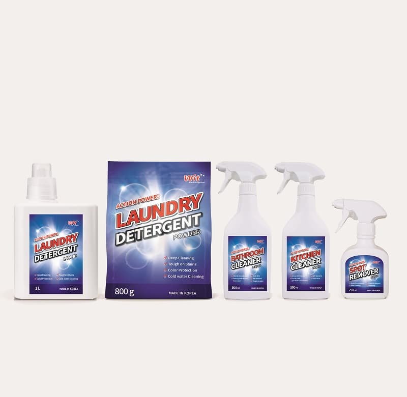 _ Wit _ Laundry detergent _ Laundry spot remover _  Kitchen cleaner _ bathromm cleaner